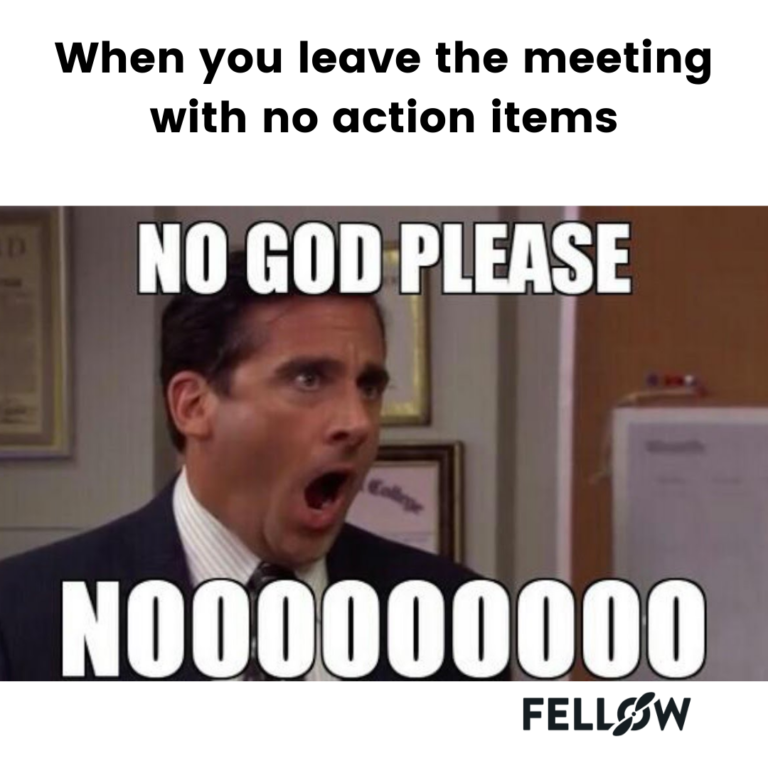 no action items meme